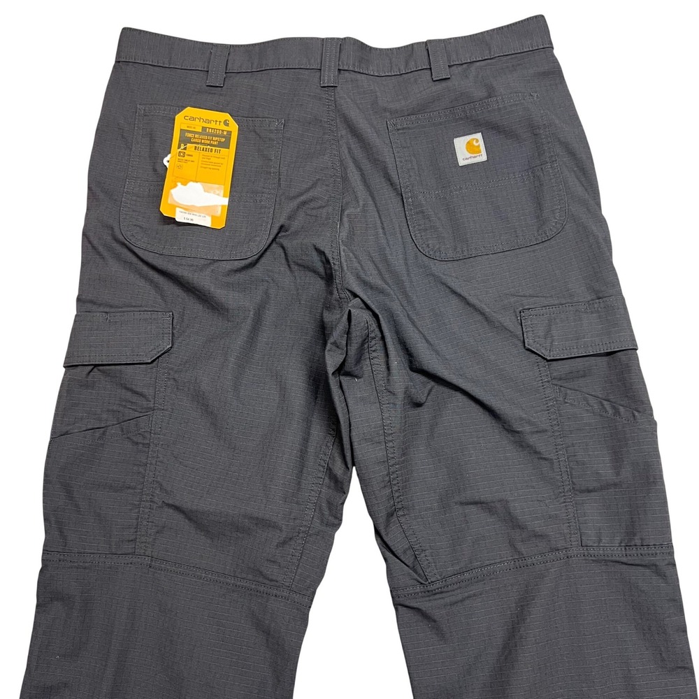 Carhartt Force Relaxed Fit Ripstop Cargo Work Pants Shadow Gray BN4200-M 40x30